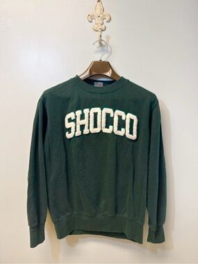 Shocco springs camp sweatshirt small Green